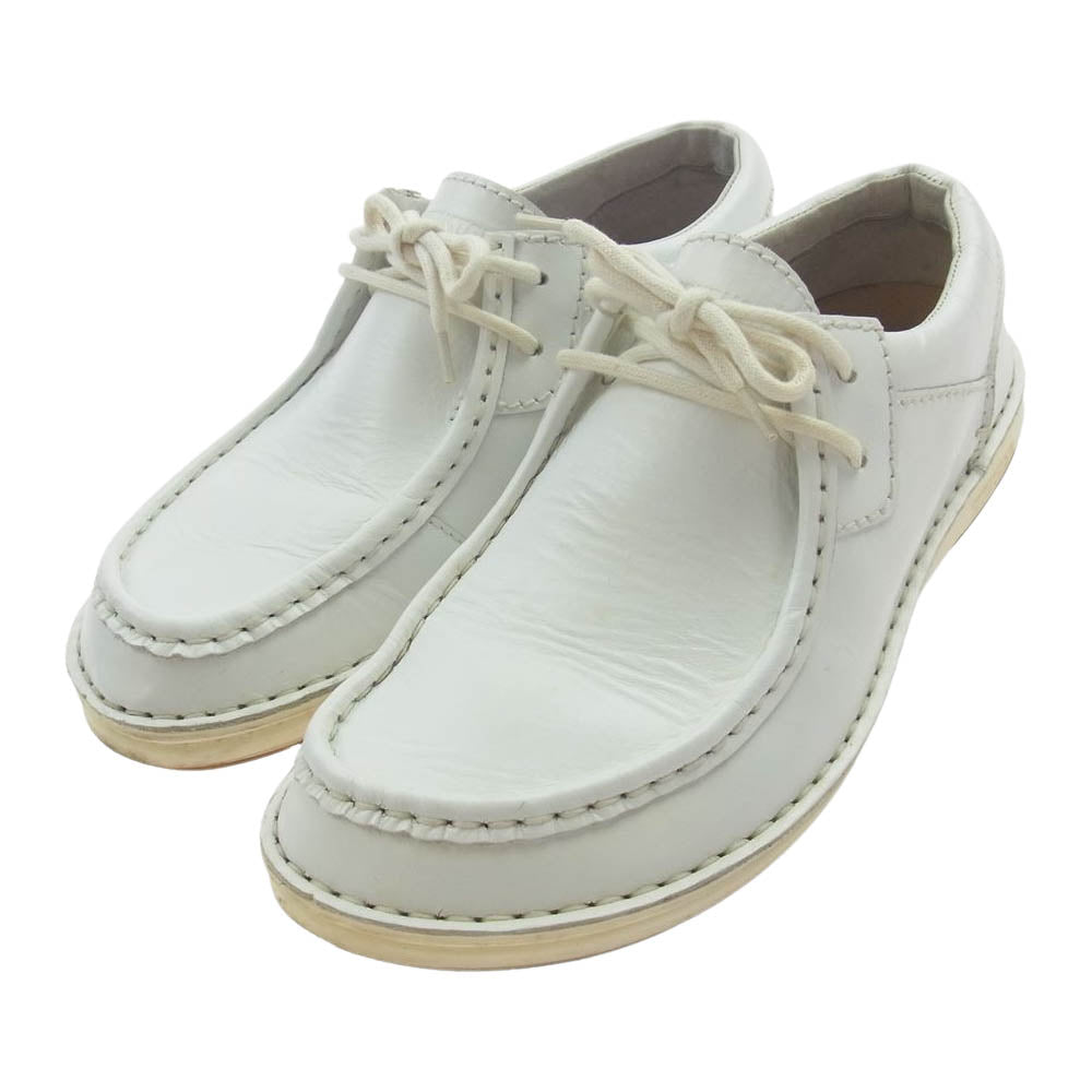 BIRKENSTOCK ビルケンシュトック PASADENA パサデナ レザー シューズ ホワイト系 39【中古】