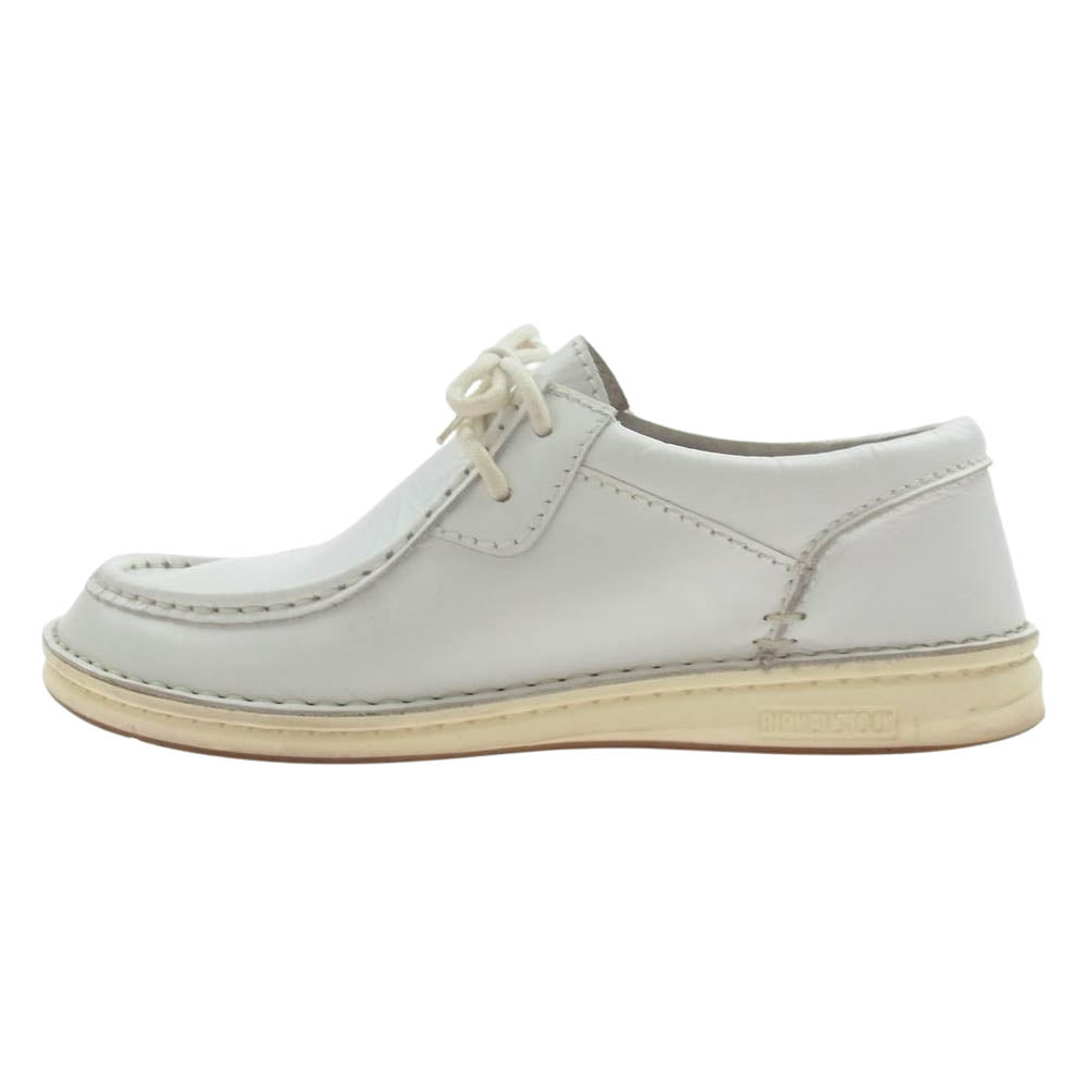 BIRKENSTOCK ビルケンシュトック PASADENA パサデナ レザー シューズ ホワイト系 39【中古】