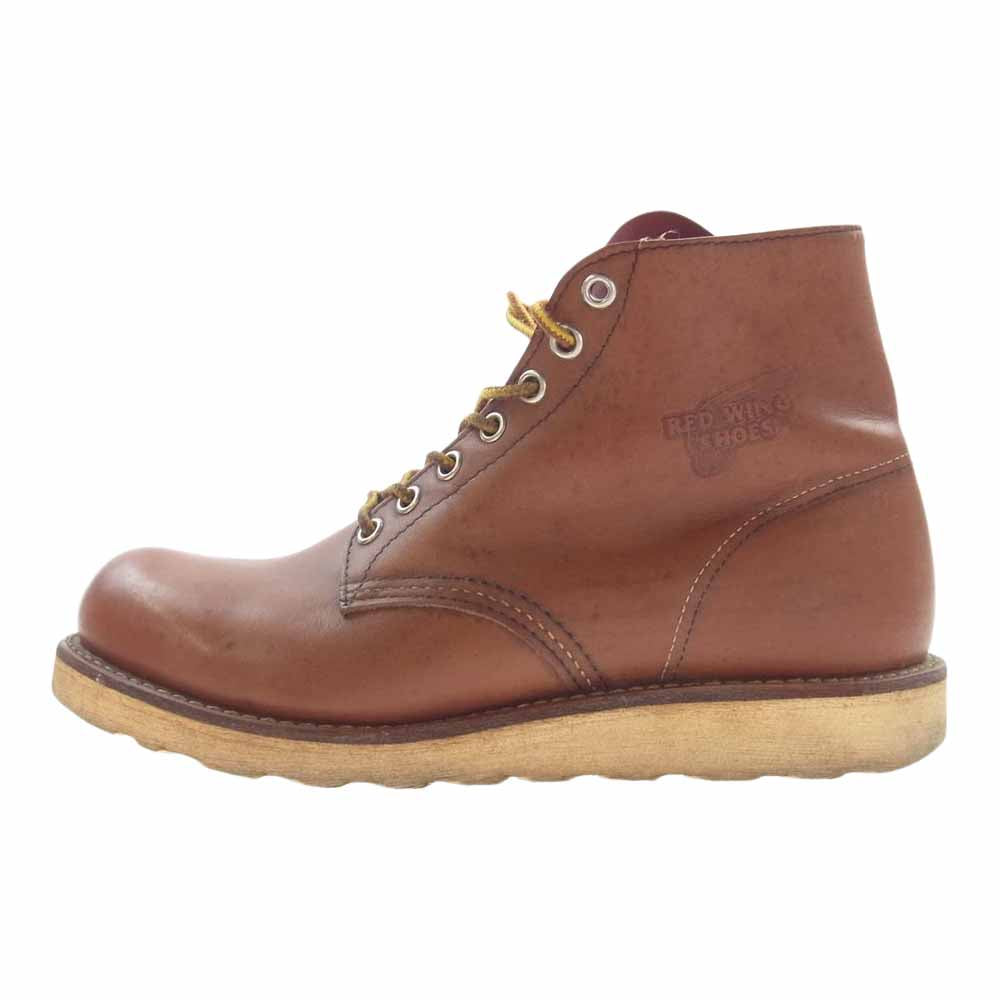 RED WING レッドウィング 8166 8166 6inch CLASSIC PLAIN TOE プレーン トゥ オロ ラセット ブーツ ブラウン系 US7D【中古】