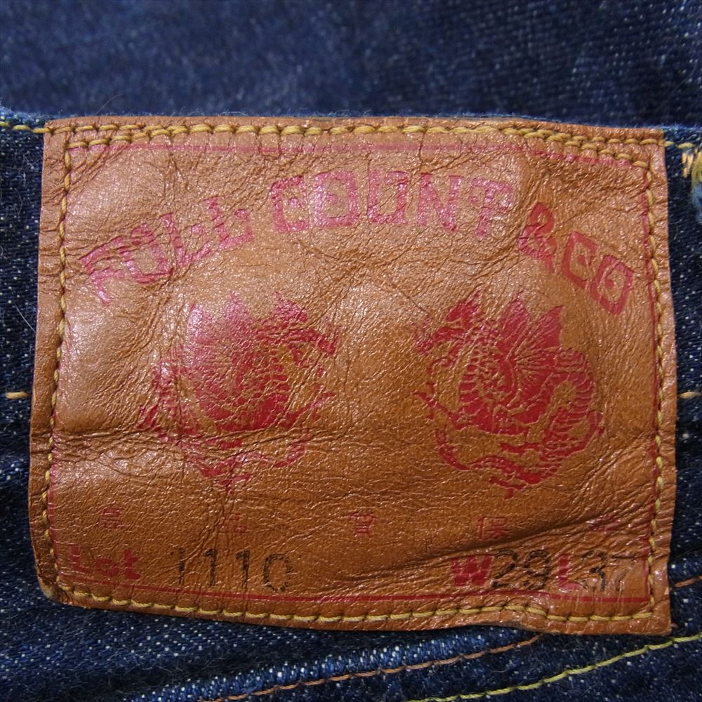 FULLCOUNT フルカウント 1110 ボタンフライ デニム パンツ インディゴブルー系 29【中古】