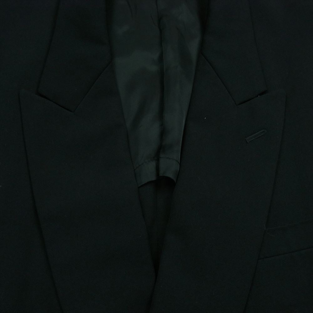 Y's Yohji Yamamoto ワイズ ヨウジヤマモト MJ-X03-125 Y’s for men ワイズフォーメン ダブルブレスト ウール ジャケット ブラック系 S【中古】