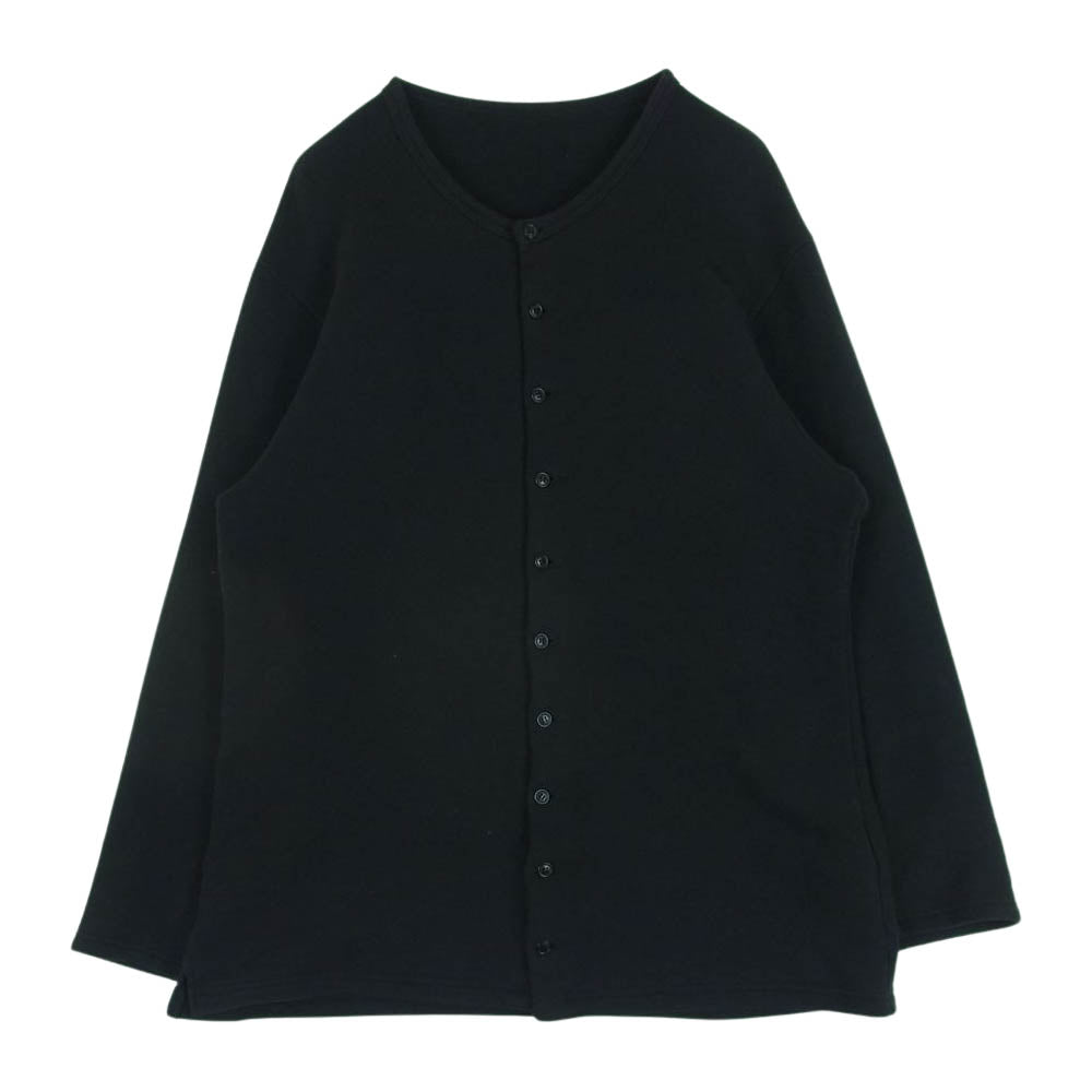 Yohji Yamamoto ヨウジヤマモト HR-T60-074 REGULATION MEN 20AW スウェット ボタン カーディガン ブラック系 3【中古】