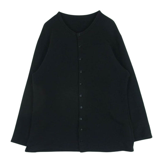 Yohji Yamamoto ヨウジヤマモト HR-T60-074 REGULATION MEN 20AW スウェット ボタン カーディガン ブラック系 3【中古】