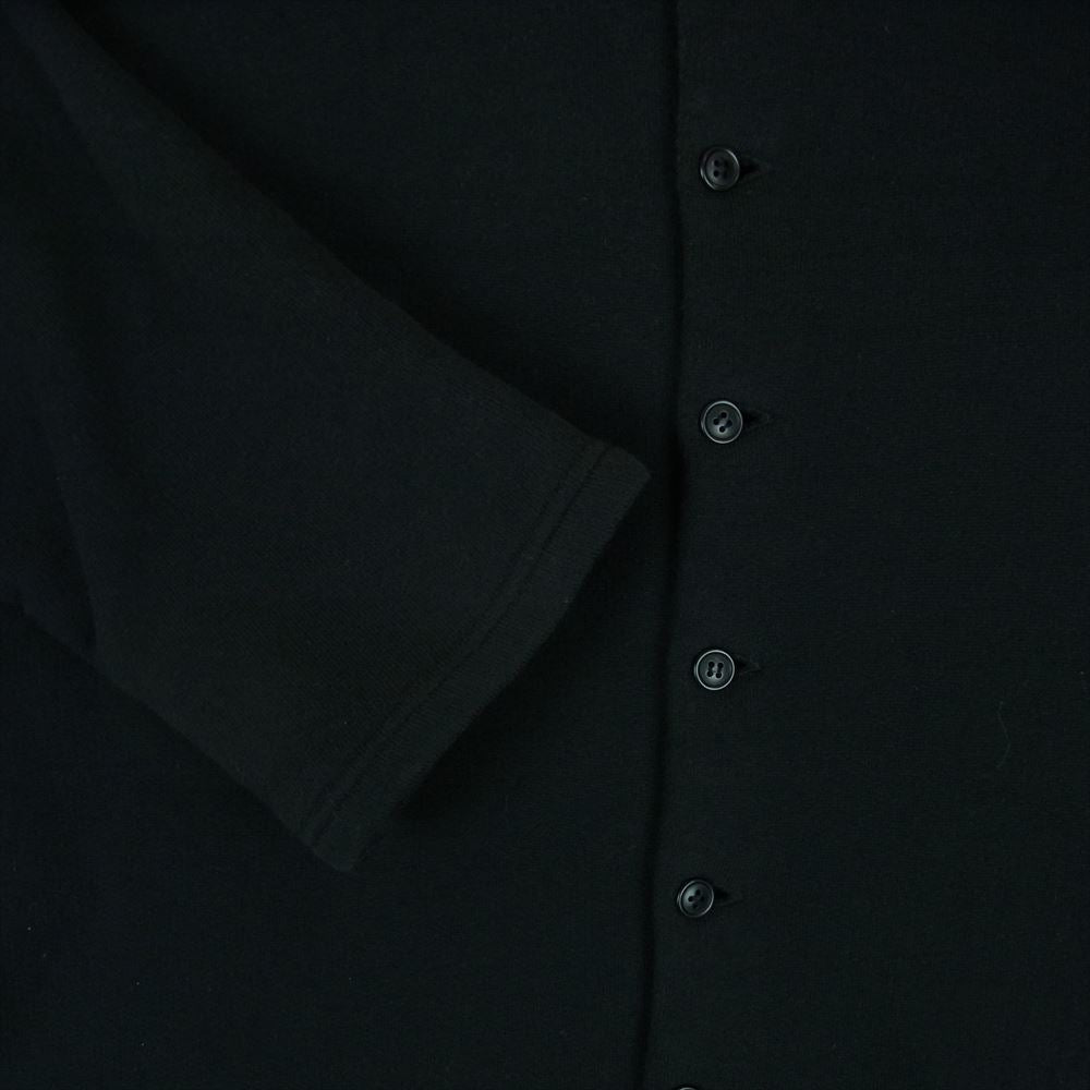 Yohji Yamamoto ヨウジヤマモト HR-T60-074 REGULATION MEN 20AW スウェット ボタン カーディガン ブラック系 3【中古】