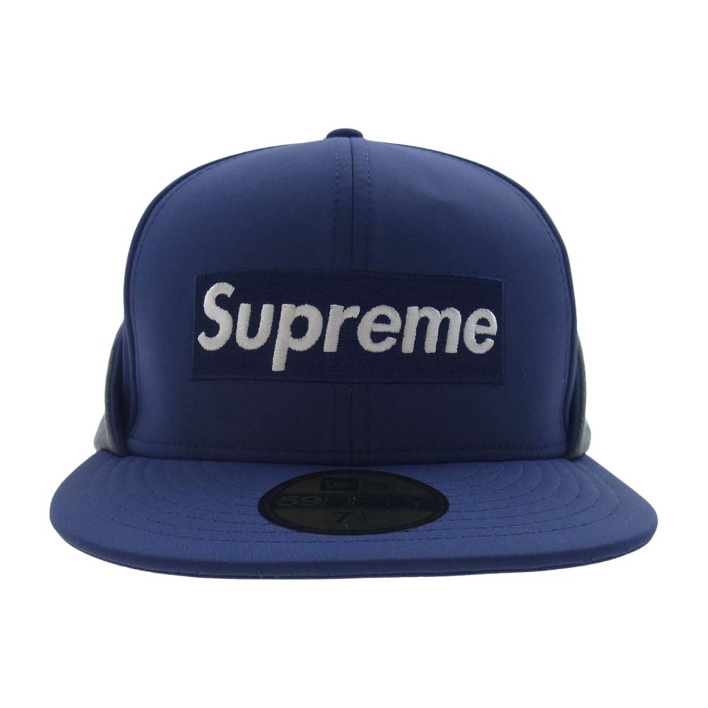 Supreme シュプリーム 20AW New Era CAP WINDSTOPPER Earflap Box Logo ウィンドストッパー イヤーフラップ ボックスロゴ ニューエラ キャップ  ブルー系 59.6cm【新古品】【未使用】【中古】