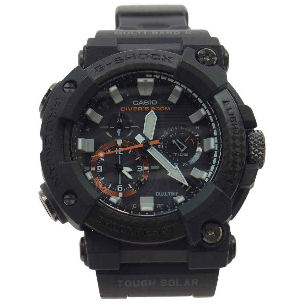 CASIO G-SHOCK カシオ ジーショック GWF-A1000XC-1AJF FROGMAN フロッグマン ソーラー 腕時計 ブラック系【極上美品】【中古】