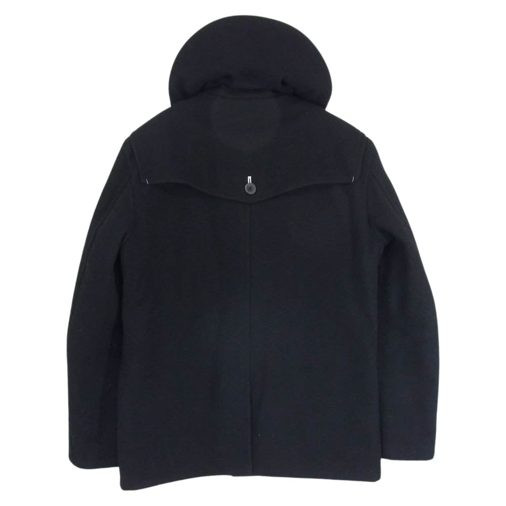 BURBERRY BLACK LABEL バーバリーブラックレーベル BMP67-530-09 裏地 チェック ダッフル コート ブラック系 M【中古】