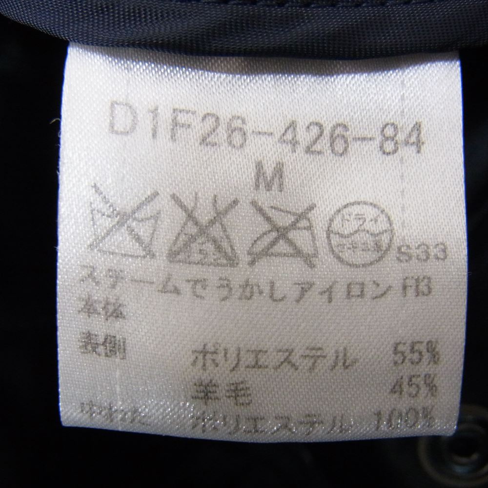 BURBERRY BLACK LABEL バーバリーブラックレーベル D1F26-426-84 襟 コーデュロイ キルティング チェック ジャケット オレンジ系 M【中古】