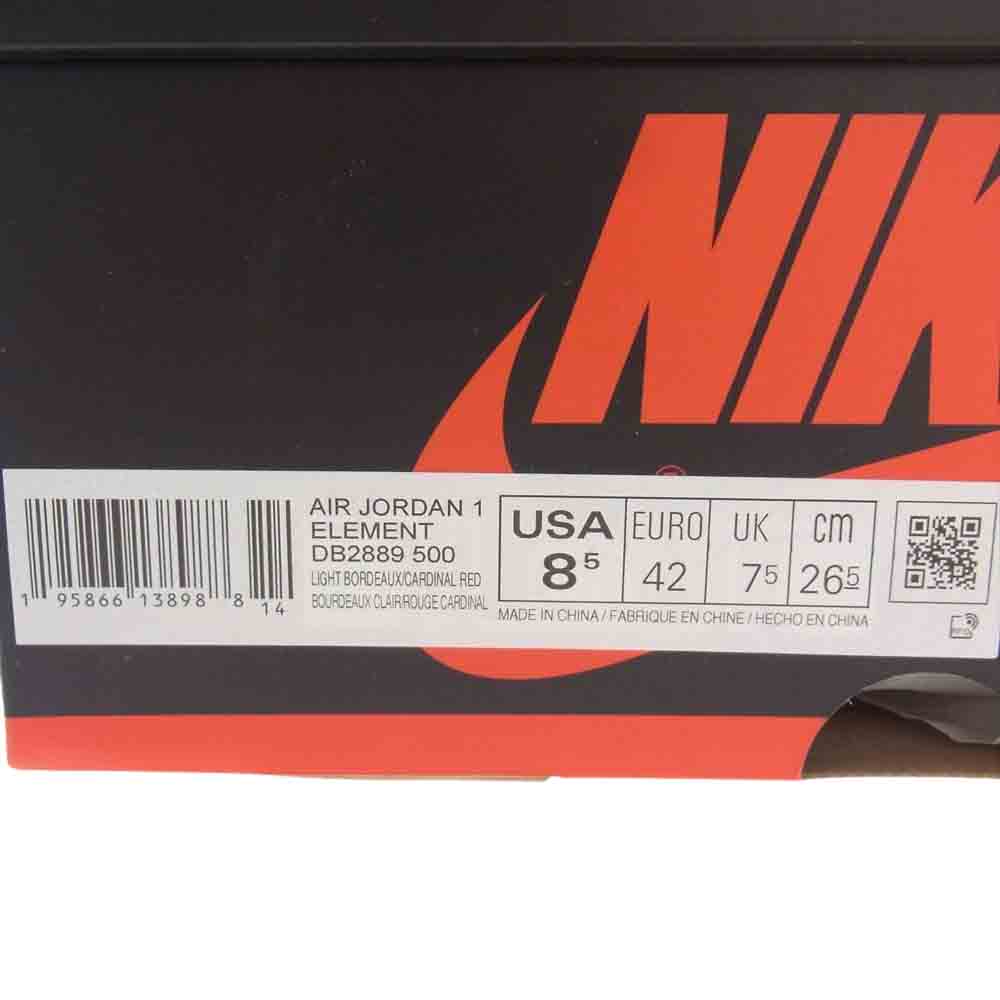 NIKE ナイキ DB2889-500 AIR JORDAN 1 ELEMENT GORE-TEX BERRY エアジョーダン 1 エレメント ベリー パープル系 26.5cm【極上美品】【中古】