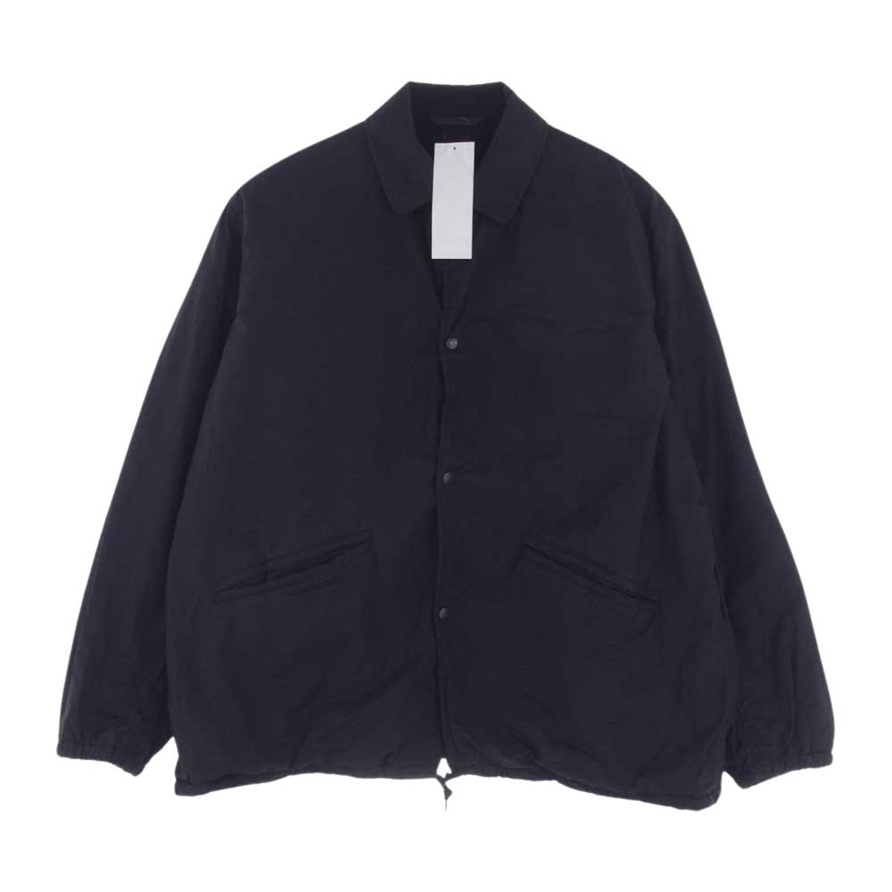 COMOLI コモリ 23AW Y03-04012  コットン ナイロン コーチジャケット ブラック系 3【中古】