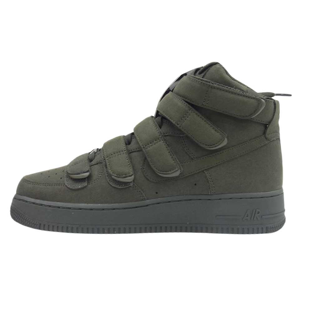NIKE ナイキ DM7926-300 × Billie Eilish ビリーアイリッシュ  Air Force 1 High ’07 SP エアフォース1 ハイ ’07 SP  セコイア ベルクロ ハイカット スニーカー カーキ系 27cm【新古品】【未使用】【中古】