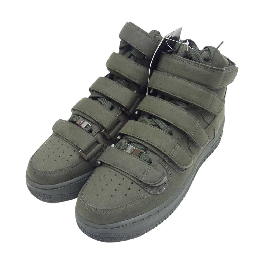 NIKE ナイキ DM7926-300 × Billie Eilish ビリーアイリッシュ  Air Force 1 High ’07 SP エアフォース1 ハイ ’07 SP  セコイア ベルクロ ハイカット スニーカー カーキ系 27cm【新古品】【未使用】【中古】