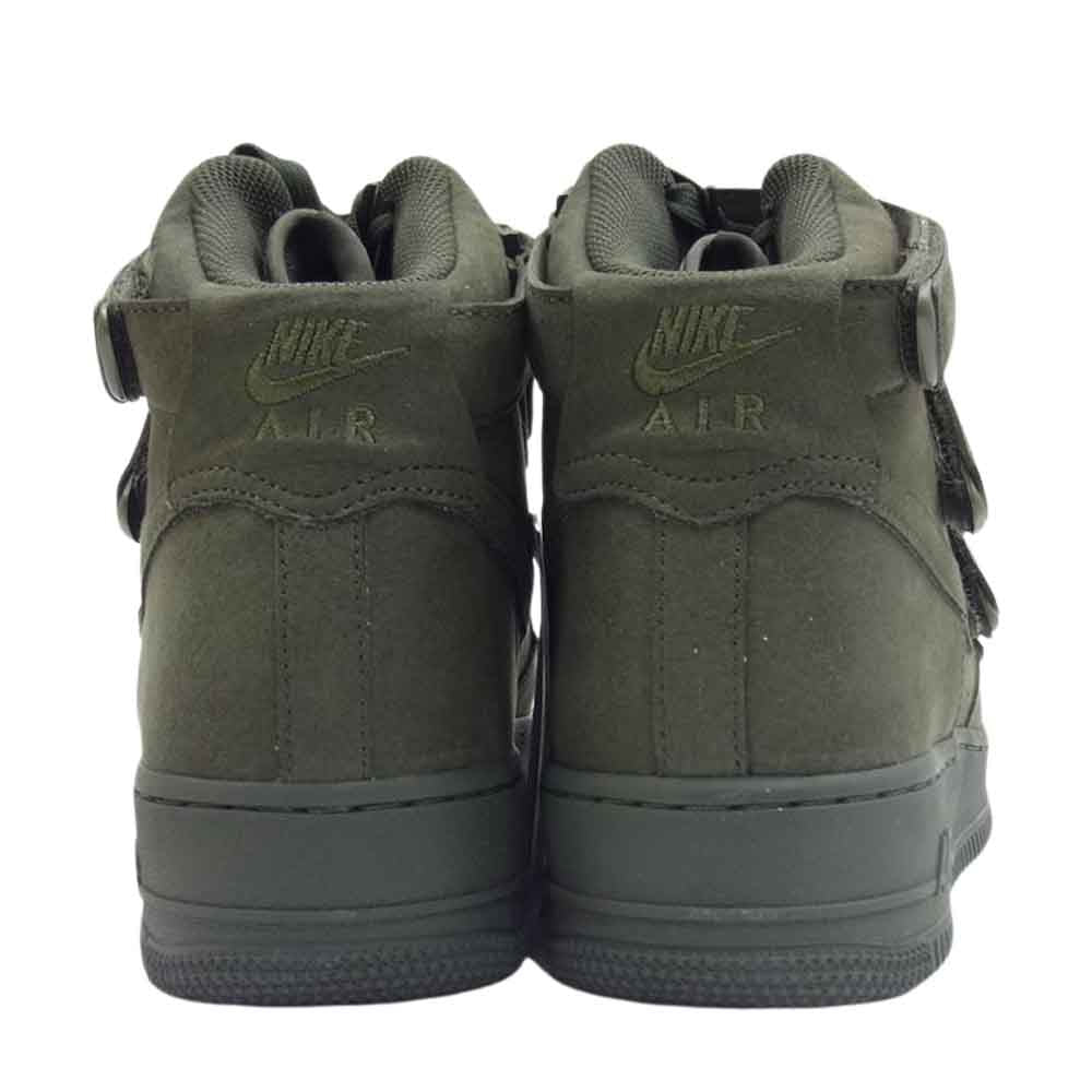 NIKE ナイキ DM7926-300 × Billie Eilish ビリーアイリッシュ  Air Force 1 High ’07 SP エアフォース1 ハイ ’07 SP  セコイア ベルクロ ハイカット スニーカー カーキ系 27cm【新古品】【未使用】【中古】