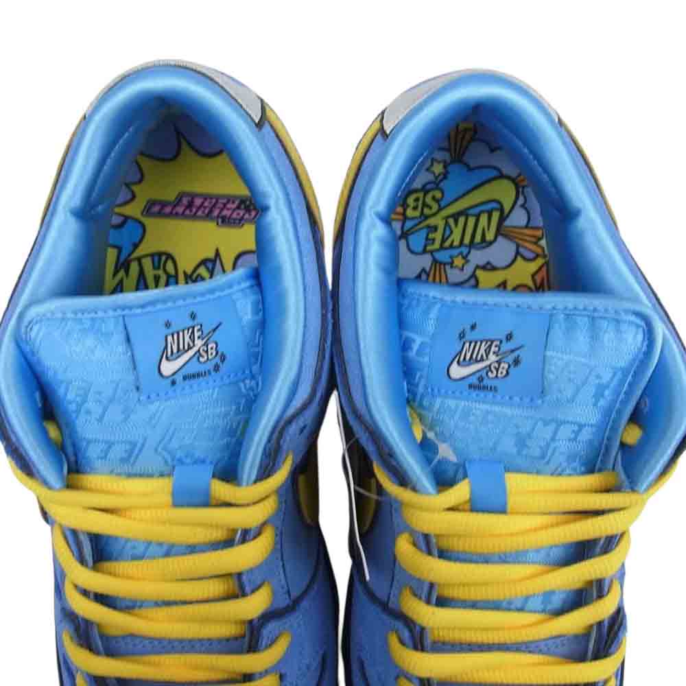NIKE ナイキ FZ8320-400 × The Powerpuff Girls パワーパフガールズ SB Dunk Low Pro QS  SB ダンク ロー プロ スニーカー ブルー系 イエロー系 27cm【新古品】【未使用】【中古】