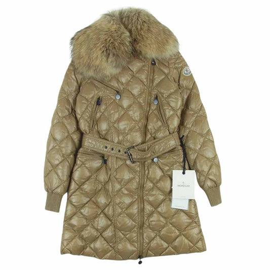 MONCLER モンクレール MILBROOK ミルブルック ダウン コート ハンガリー製 ブラウン系 238  0【中古】
