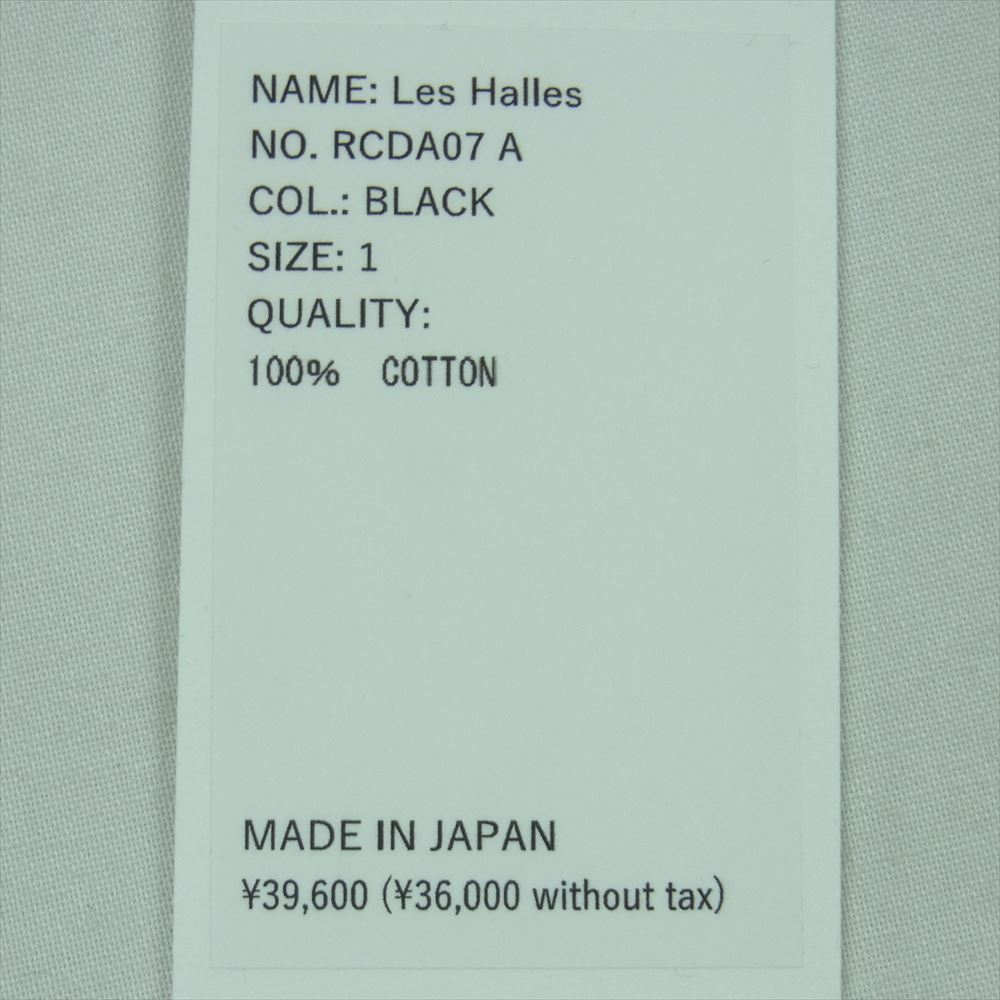 renoma レノマ 23AW RCD07 A Les Halles Paris デニム パンツ 日本製 ブラック系 1【中古】