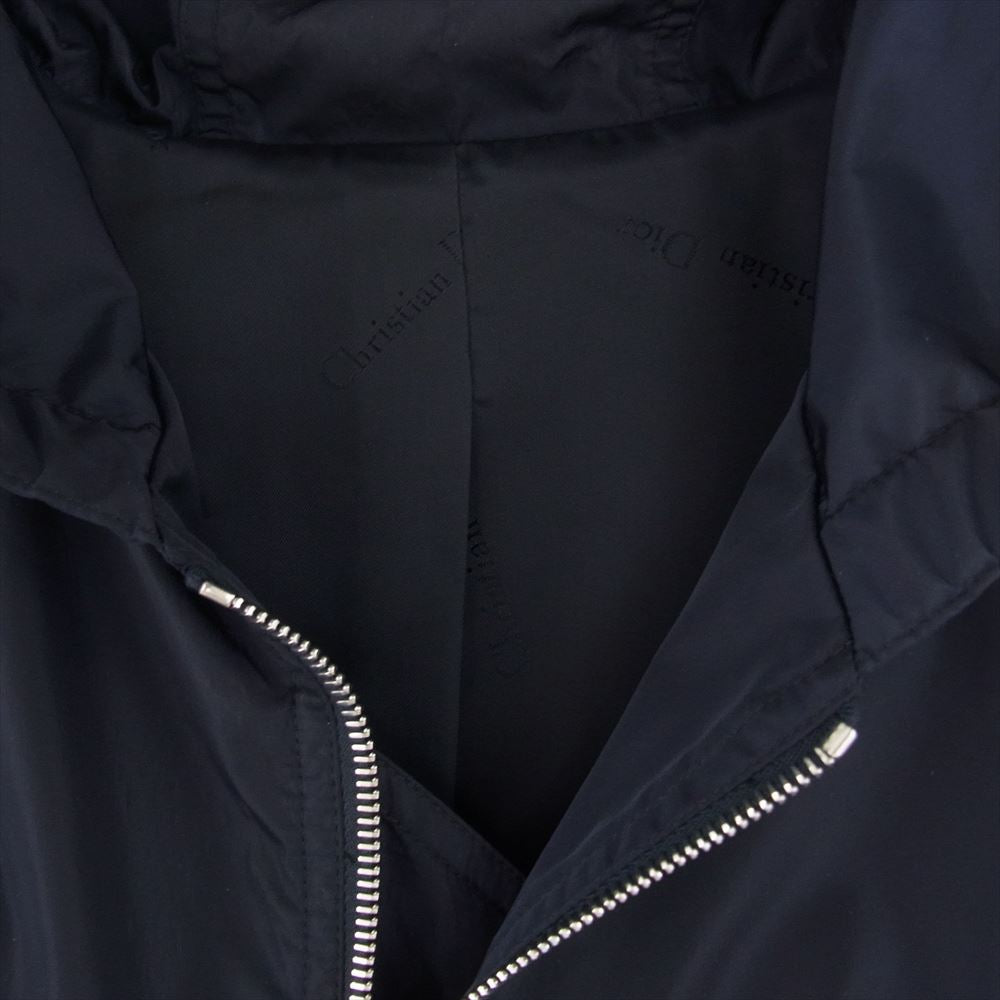 DIOR HOMME ディオールオム 19SS 923C450Z0152 × KAWS カウズ Nylon Hooded Jacket ナイロン フーデッド フーディー パーカー ジャケット Bee刺繍 ネイビー系 50【中古】