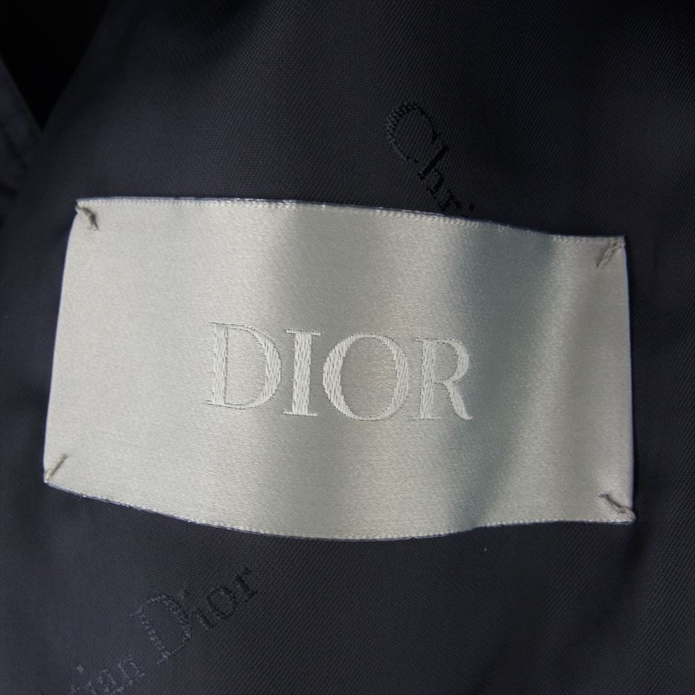 DIOR HOMME ディオールオム 19SS 923C450Z0152 × KAWS カウズ Nylon Hooded Jacket ナイロン フーデッド フーディー パーカー ジャケット Bee刺繍 ネイビー系 50【中古】