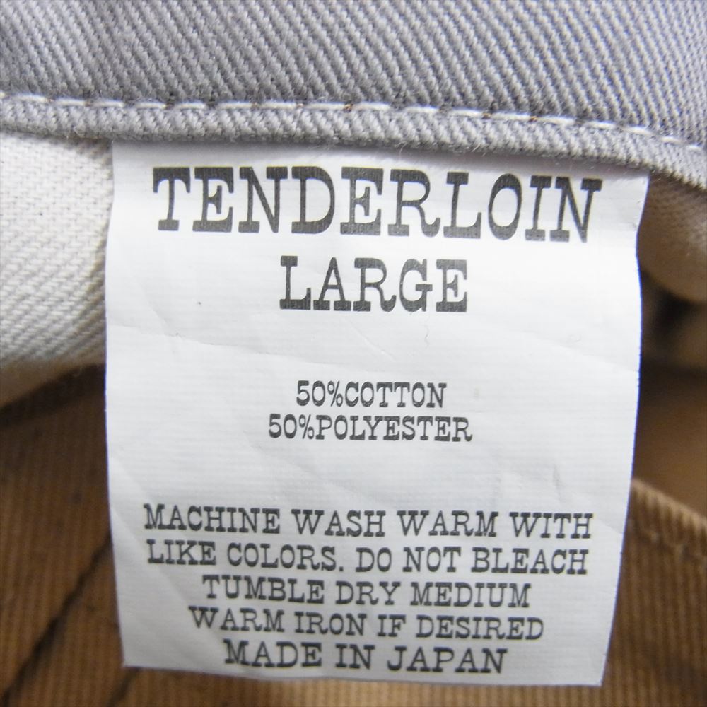TENDERLOIN テンダーロイン T-BDP T/C ツイルフリスコ ワーク パンツ ブラウン ベージュ系 L【中古】