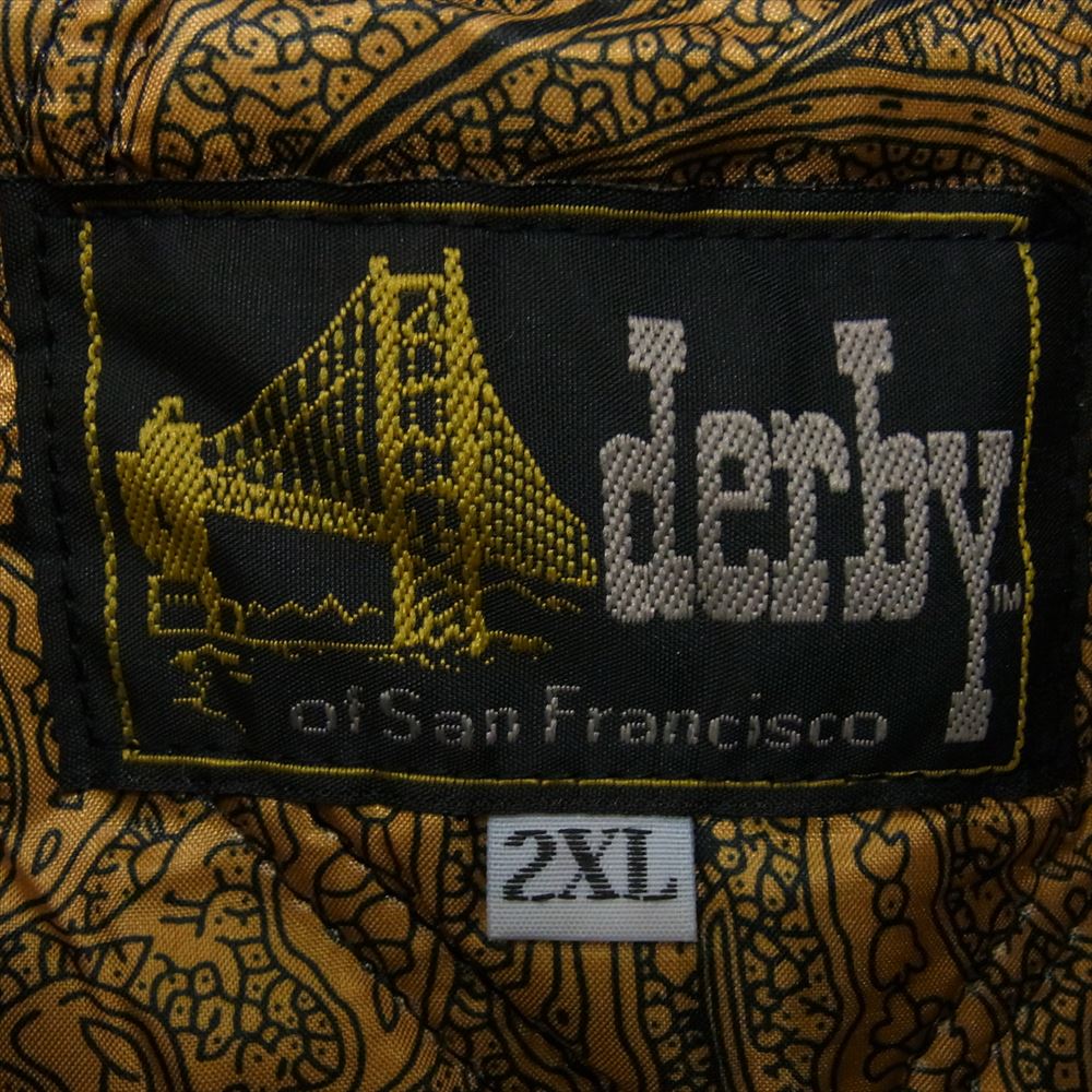 ダービーオブサンフランシスコ ダービー ジャケット ブラック系 2XL【美品】【中古】