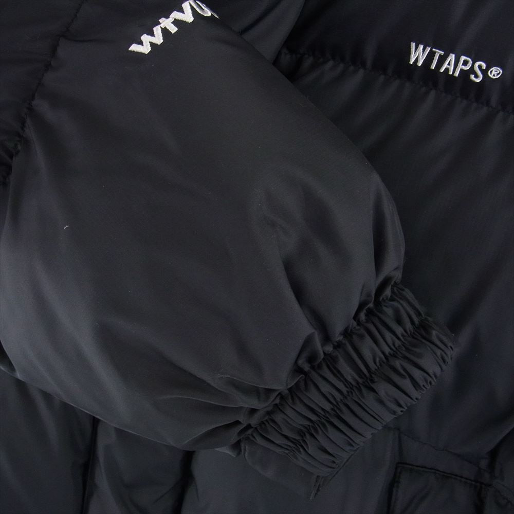 WTAPS ダブルタップス 21AW 212BRDT-JKM03  TORPOR JACKET POLY RIPSTOP トーパーリップストップ 中綿 ジャケット ブラック系 03【美品】【中古】
