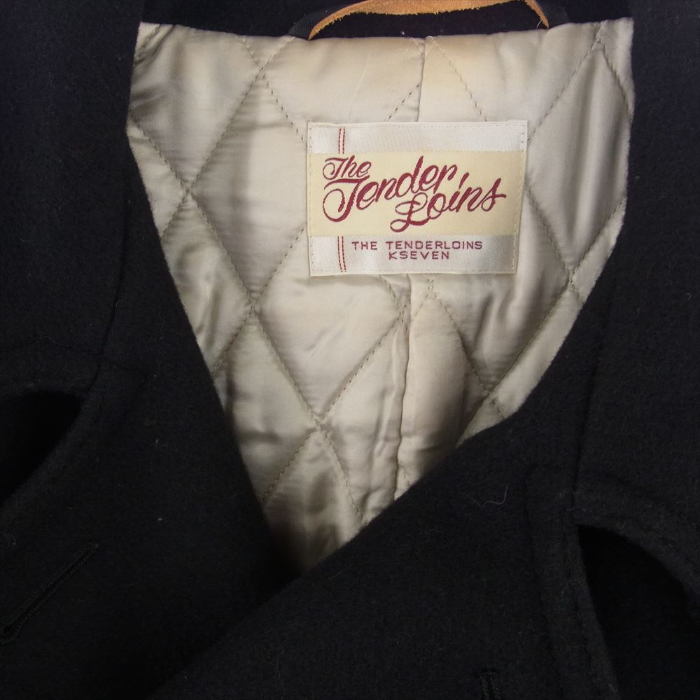 TENDERLOIN テンダーロイン  08AW  T-RAIL COAT レイルコート Pコート ピーコート ブラック系 S【中古】