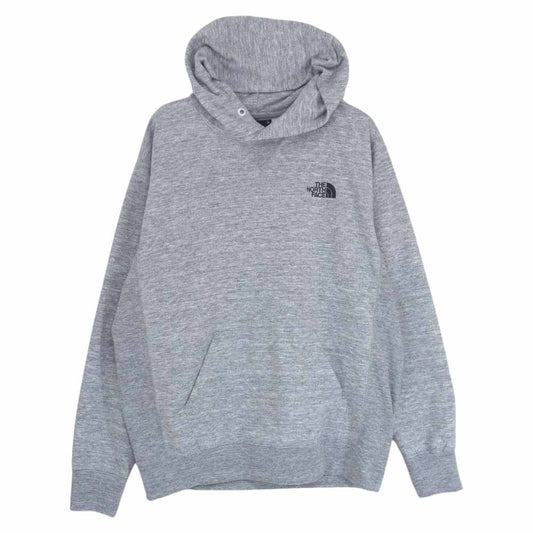 THE NORTH FACE ノースフェイス NT12142 Back Square Logo Hoodie バック スクープロゴ フーディ スウェット パーカー グレー系 L【中古】