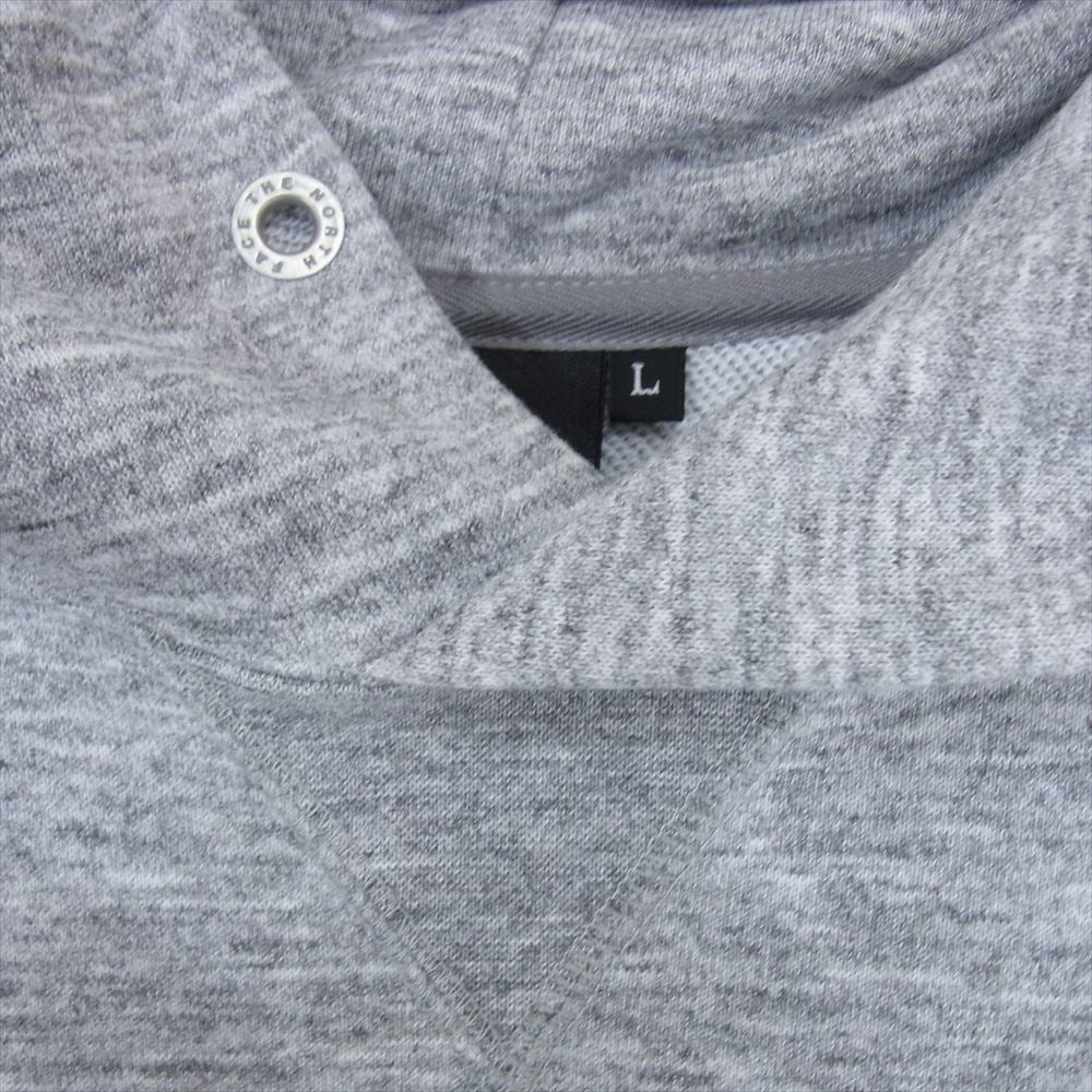 THE NORTH FACE ノースフェイス NT12142 Back Square Logo Hoodie バック スクープロゴ フーディ スウェット パーカー グレー系 L【中古】