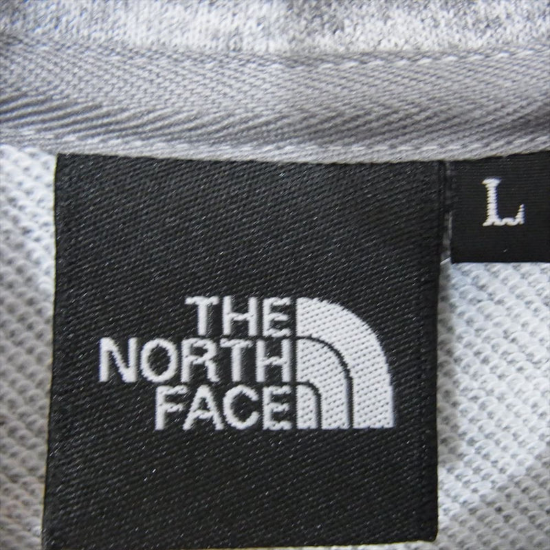 THE NORTH FACE ノースフェイス NT12142 Back Square Logo Hoodie バック スクープロゴ フーディ スウェット パーカー グレー系 L【中古】