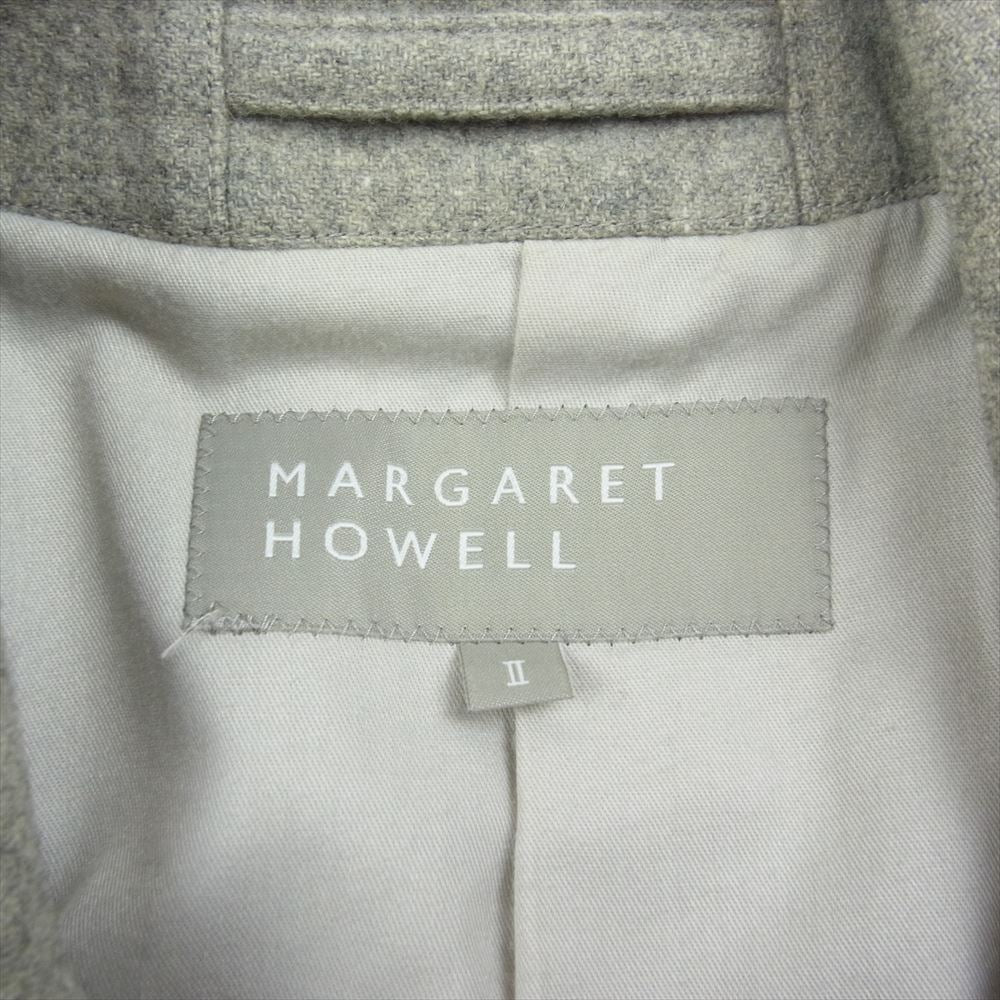 MARGARET HOWELL マーガレットハウエル ウール ハーフ コート グレー系 2【中古】