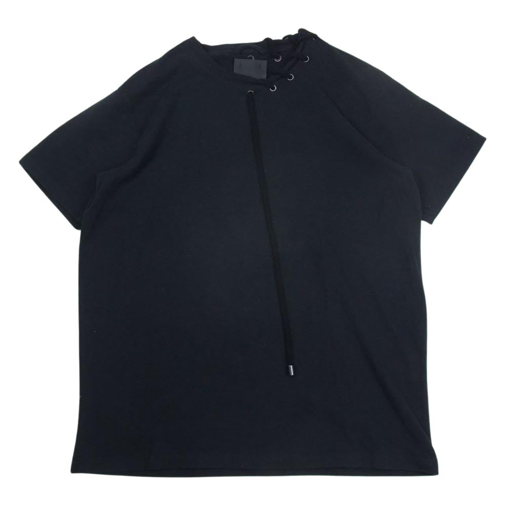 クレイグ グリーン ポルトガル製 レースド ドローコード 半袖 Tシャツ　 ブラック系 M【中古】