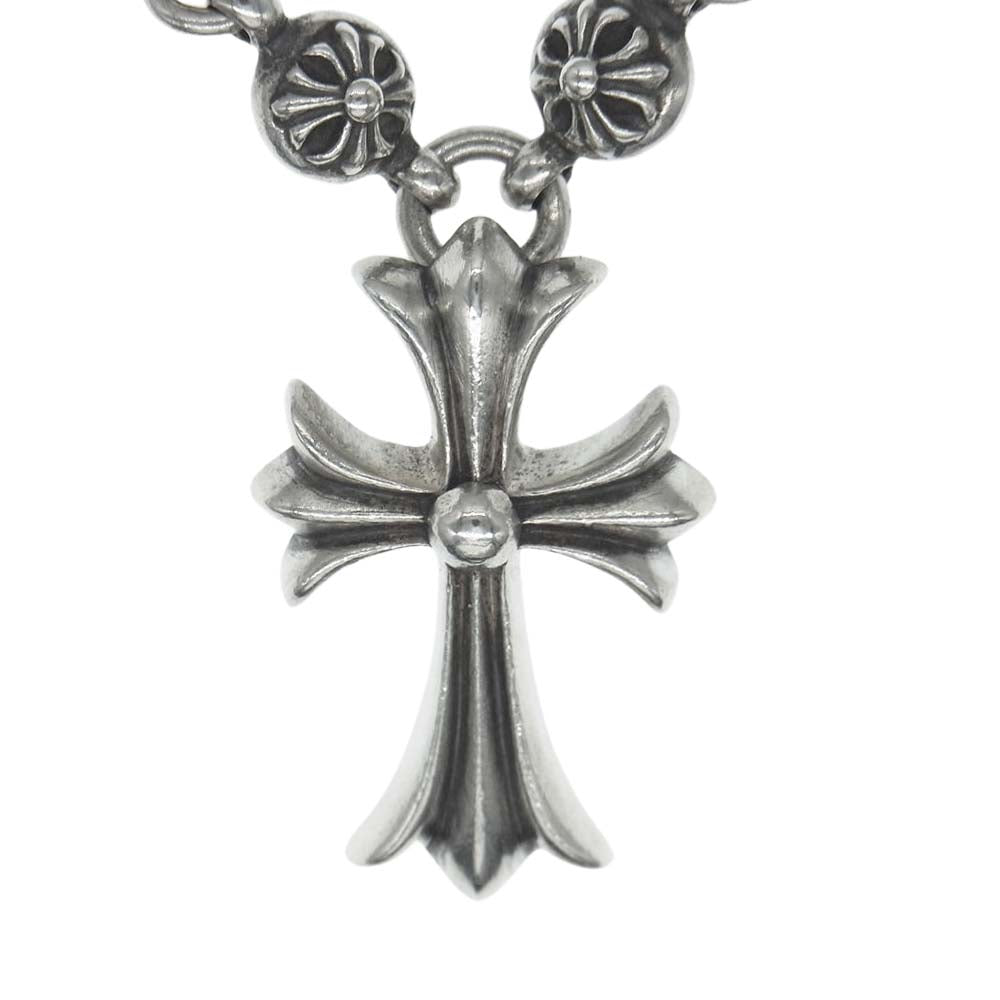 CHROME HEARTS クロムハーツ（原本有） #1 1B 20 SM CH CRS スモール CHクロス クロスボール ネックレス シルバー系【中古】