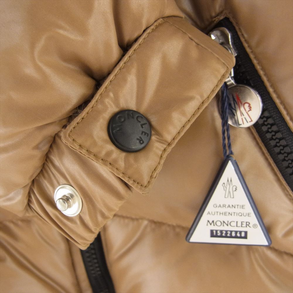 MONCLER モンクレール BADIA バディア ダウン ジャケット ライトブラウン系 カラー：238(コッパ―)【中古】