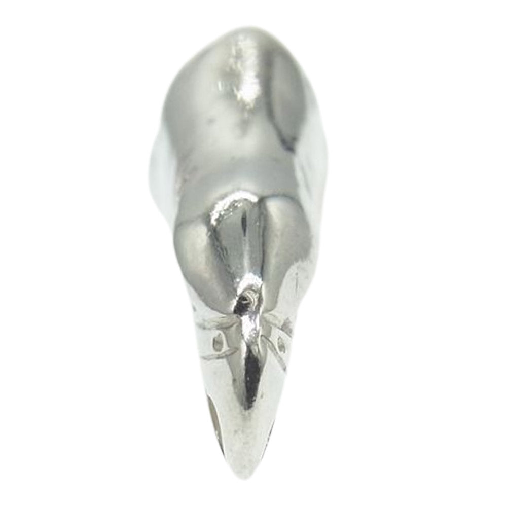 鷲見太郎 ギャランティ付属 eagle face beads イーグル フェイス ビーズ トップ シルバー系【中古】