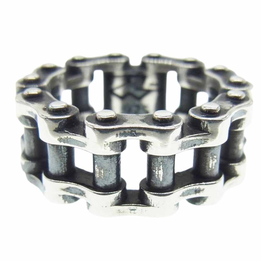 TRAVIS WALKER トラヴィスワーカー ギャランティ付属 Drive Chain Ring ドライブ チェーン リング シルバー系 13.5号【中古】
