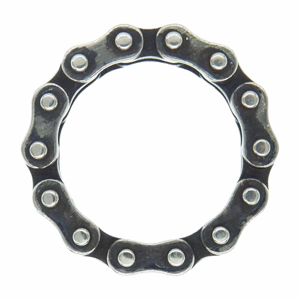 TRAVIS WALKER トラヴィスワーカー ギャランティ付属 Drive Chain Ring ドライブ チェーン リング シルバー系 13.5号【中古】
