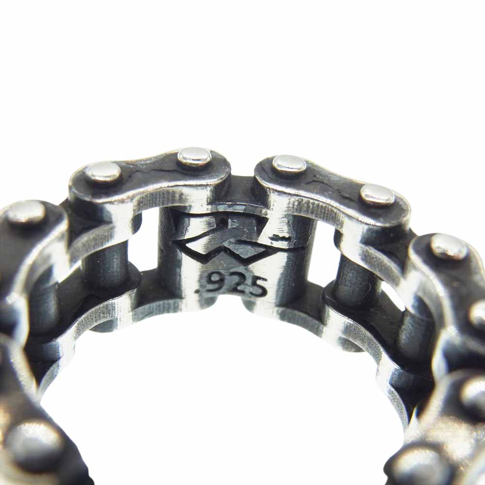 TRAVIS WALKER トラヴィスワーカー ギャランティ付属 Drive Chain Ring ドライブ チェーン リング シルバー系 13.5号【中古】