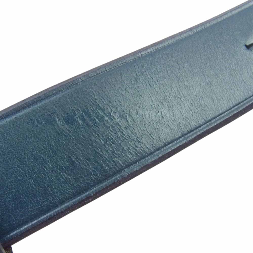 PORTER CLASSIC ポータークラシック LEATHER BELT レザー ベルト  エメラルドグリーン系【中古】