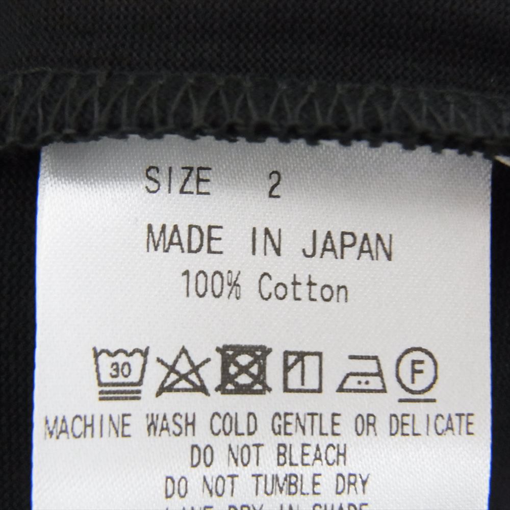 markaware マーカウェア A23B-09CS02B COMFORT-FIT Tee S/S ORGANIC PIMA 40/2 KNIT コンフォートフィット Tシャツ カットソー オーガニックピマ ブラック系 2【新古品】【未使用】【中古】