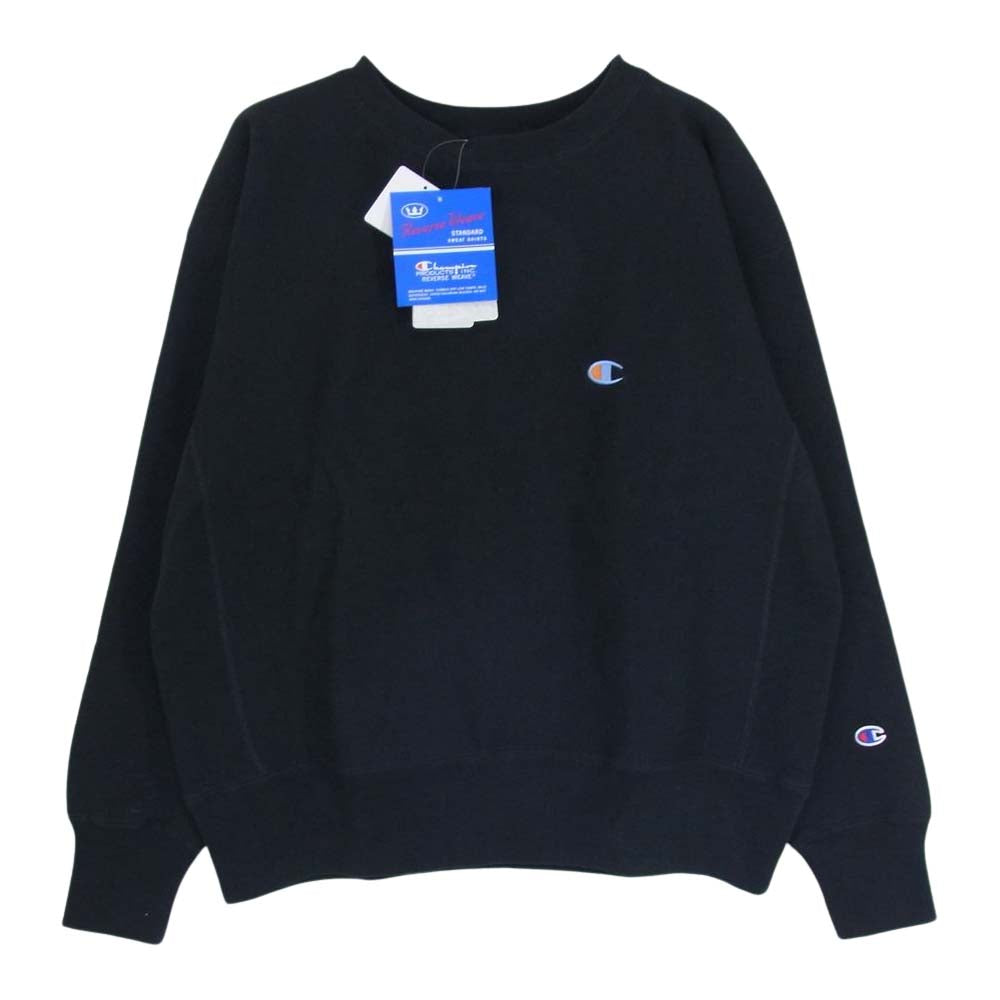 Champion チャンピオン C8-Y044 relume 別注 リバースウィーブ スウェット ブラック系 M【新古品】【未使用】【中古】