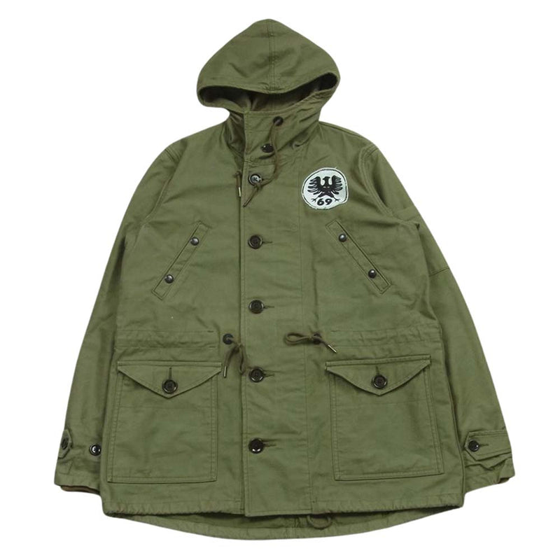 ウエストライド ARMY CYCLE HOODIE アーミー サイクル フーディー ジャケット 日本製 カーキ系 40【中古】