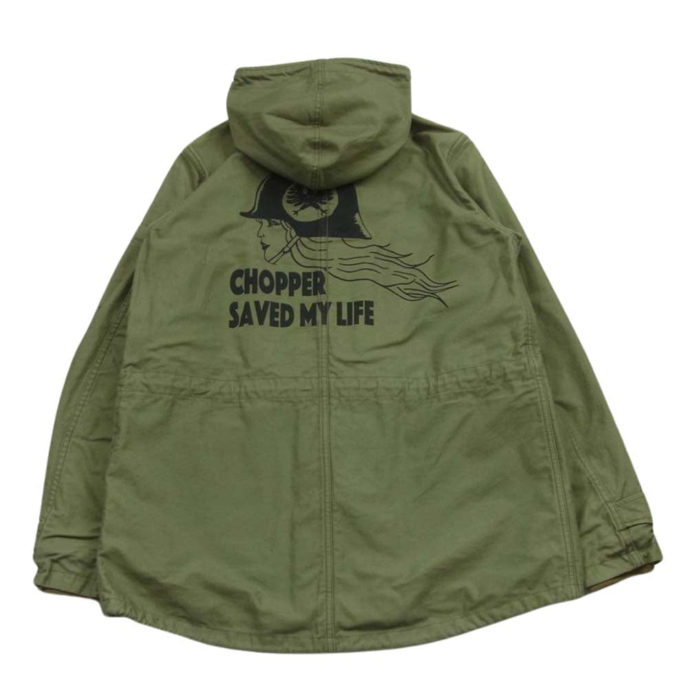 ウエストライド ARMY CYCLE HOODIE アーミー サイクル フーディー ジャケット 日本製 カーキ系 40【中古】