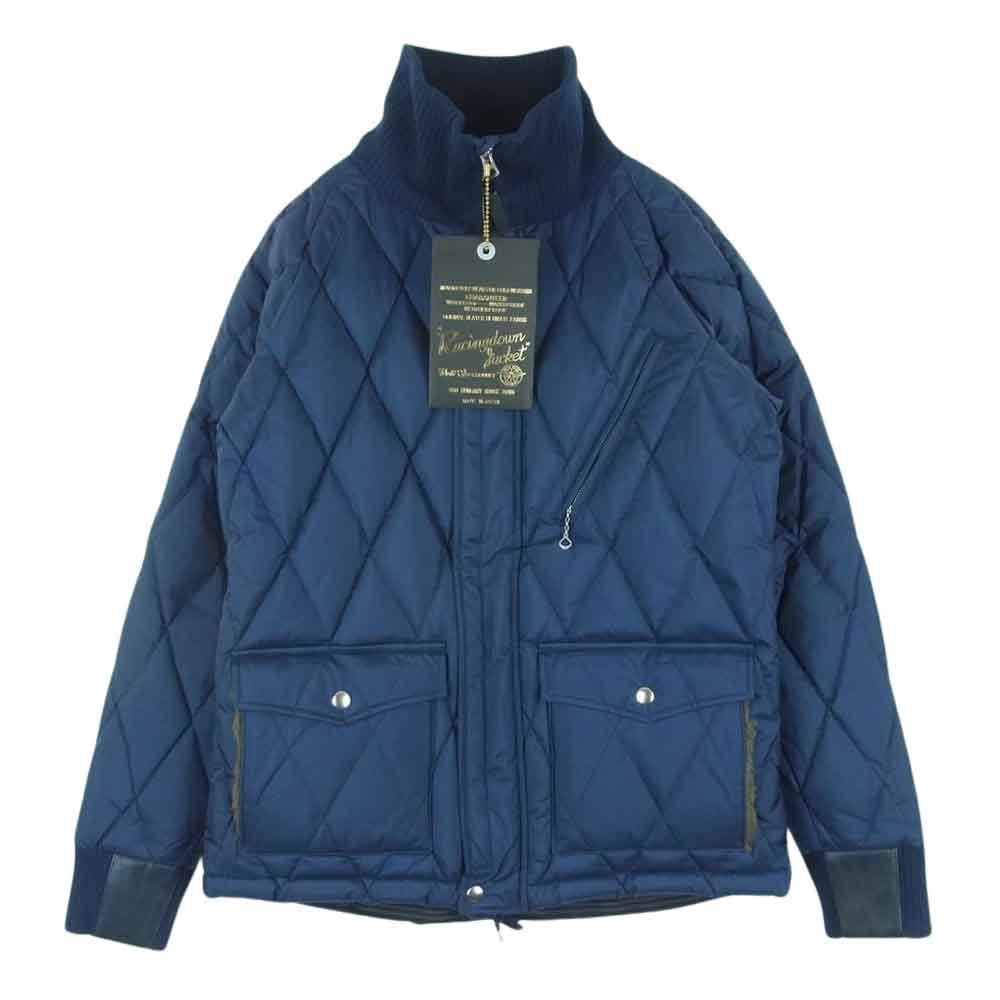 ウエストライド HJW-02RF DOWN RACING TYPE2 ダウン レーシング ジャケット ネイビー系 M 36-38【中古】