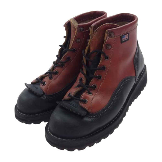Danner ダナー 15602 USA製 アメリカ製 BULL RIDGE ブルリッジ BLACK CHERRY ブラックチェリー ワークブーツ トレッキングブーツ レッド系 ブラック系 US8.5(26.5cm)【中古】
