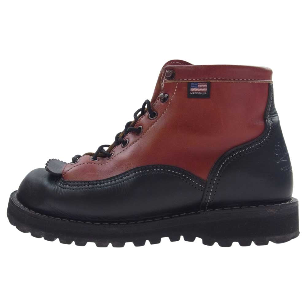 Danner ダナー 15602 USA製 アメリカ製 BULL RIDGE ブルリッジ BLACK CHERRY ブラックチェリー ワークブーツ トレッキングブーツ レッド系 ブラック系 US8.5(26.5cm)【中古】