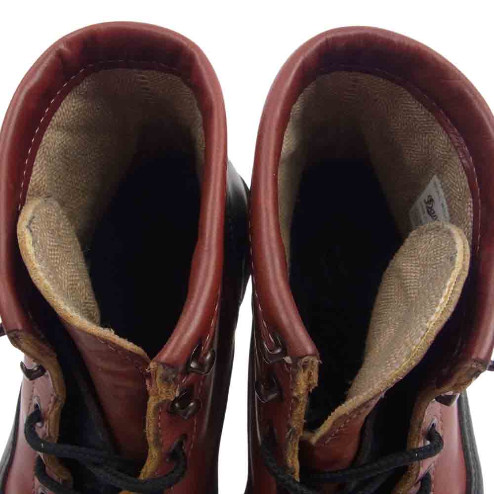 Danner ダナー 15602 USA製 アメリカ製 BULL RIDGE ブルリッジ BLACK CHERRY ブラックチェリー ワークブーツ トレッキングブーツ レッド系 ブラック系 US8.5(26.5cm)【中古】