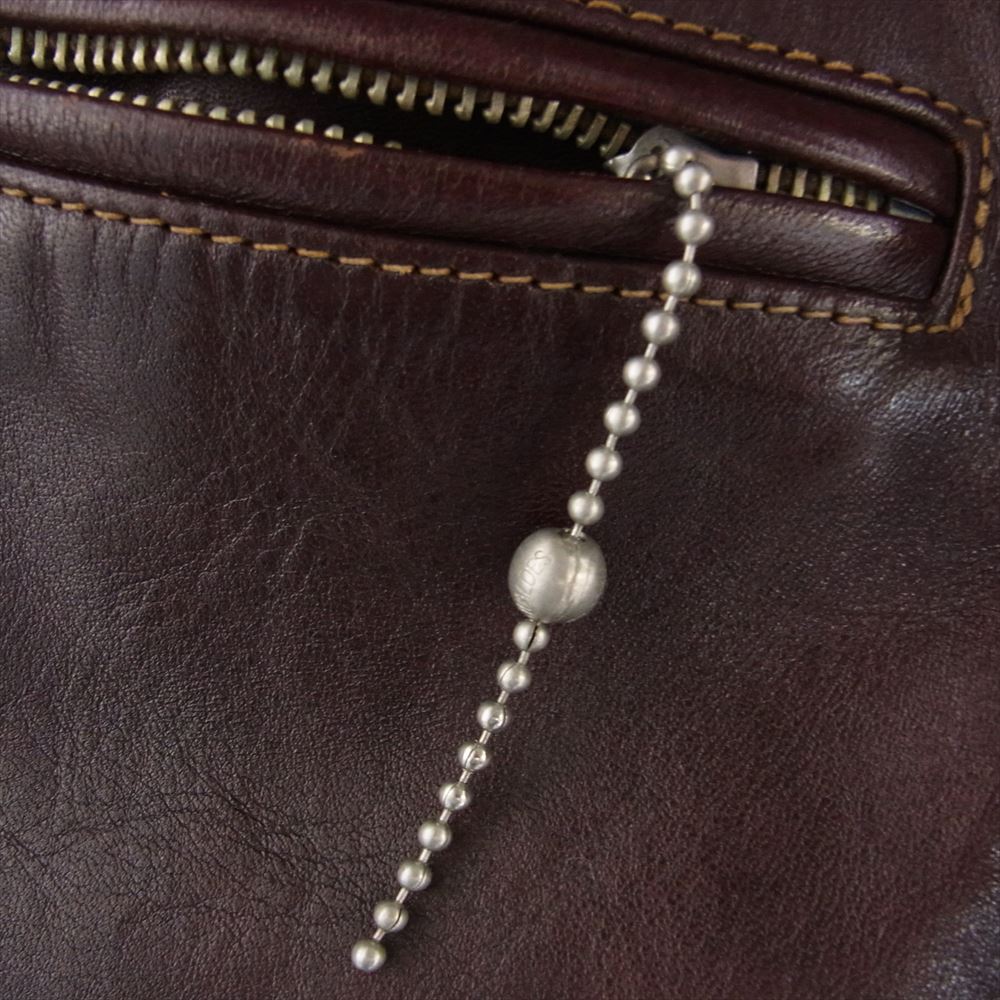 レインボーカントリー シングル ライダース ジャケット ブラウン ブラウン系 36【中古】