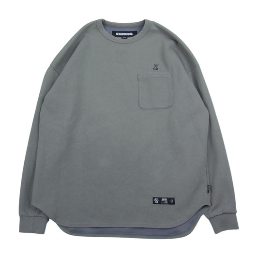 NEIGHBORHOOD ネイバーフッド 222MBNH-CSM02 NH Co. ロングスリーブ カットソー 長袖 グリーン系 M【中古】