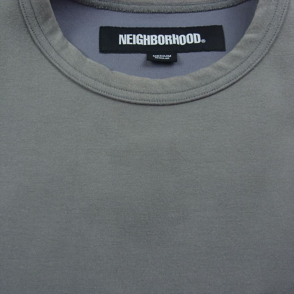 NEIGHBORHOOD ネイバーフッド 222MBNH-CSM02 NH Co. ロングスリーブ カットソー 長袖 グリーン系 M【中古】