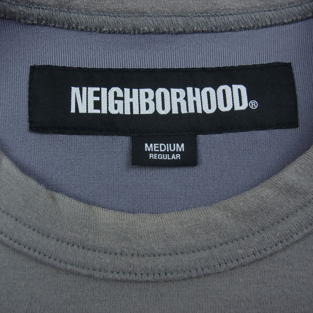 NEIGHBORHOOD ネイバーフッド 222MBNH-CSM02 NH Co. ロングスリーブ カットソー 長袖 グリーン系 M【中古】